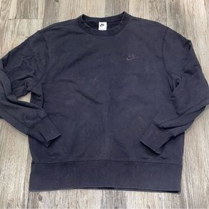 Mens Nike French Terry Crew Neck Sweatshirt Size L
